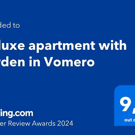 Deluxe Apartment With Garden In Vomero Naples Extérieur photo